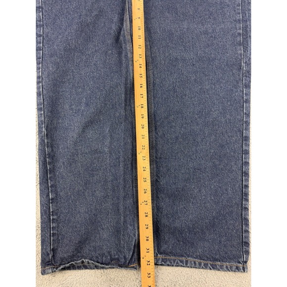 Carhartt Jeans Mens 42X32 Blue Denim Traditional Fit Straight Leg Retro B480 DVB - Picture 6 of 9